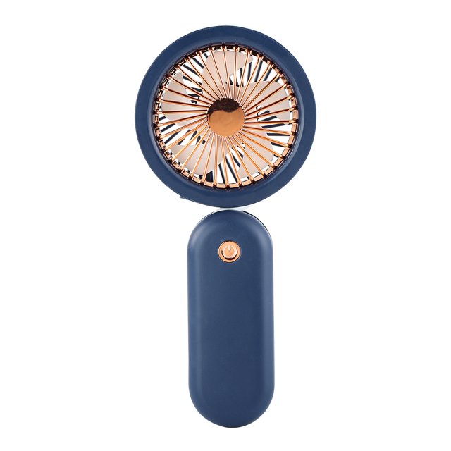 Ventilador para colgar en el cuello Ventilador de mano recargable eléctrico USB Dispositivo de enfriamiento portátil ajustable, Azul Methold HA004311-04B