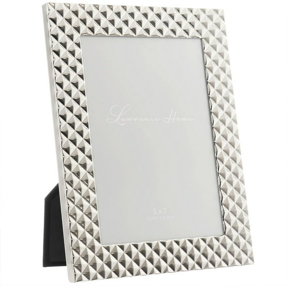Silver Diamond Polished 5x7 frame - 5x7