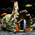 thumbnail image 1 of Flmtop Resin Simulation Hollow Tree House Aquarium Fish Tank Decor Landscape Ornament, 1 of 9