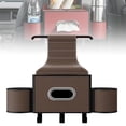 thumbnail image 1 of Car Seat Back Storage Box Multi Function Car Organizer Bag Space Saving Easy Install With Tissue Box Cup Holder Hooks For Auto SUV Truck Rear Seat Interior Storage Organization Accessories, 1 of 1