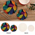 thumbnail image 4 of Leaves Tropical Pot Holders Set Trivets Hot Pads Cotton Mats for Cooking, 4 of 7
