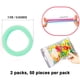 thumbnail image 3 of Laklulu 100 piezas de cintas para el pelo de bebé, cintas para el pelo de algodón sin costuras para niñas y niños, pequeñas gomas para el pelo suaves multicolores, soportes para cola de caballo, 3 of 5