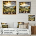 thumbnail image 4 of Designart "Captivating Vineyard Scenery II" Vineyard Floater Framed Wall Art Living Room, 4 of 5