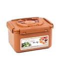 thumbnail image 6 of E-Jen Premium Kimchi, Sauerkraut Container Probiotic Fermentation with Inner Vacuum Lid (Earthenware Brown, 1.3 gal/ 5.2L), 6 of 10