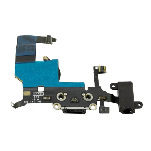 iPhone 5 USB Port Charger Dock Charging Port Connector With Flex Cable - Black