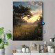 thumbnail image 4 of Qisvanset 12x16 Inch Abstract Mosaic Trees Canvas Print Wall Art, 4 of 5