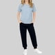thumbnail image 2 of Conjunto de Pantalones de Dos Piezas de Color Sólido de Manga Corta para Niños con Pantalones a Juego, Traje de Verano Casual para Niños Y Niñas de Uso Diario, 2 of 6
