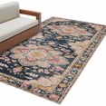 thumbnail image 2 of Area Rug 3x5 Ft, Vintage Boho Non Slip Area Rugs for Bedroom, Middle Century Western Geometric Abstract Art Washable Low Pile Accent Carpet for Indoor Kitchen Nursery Dining Room Office Front Door, 2 of 9