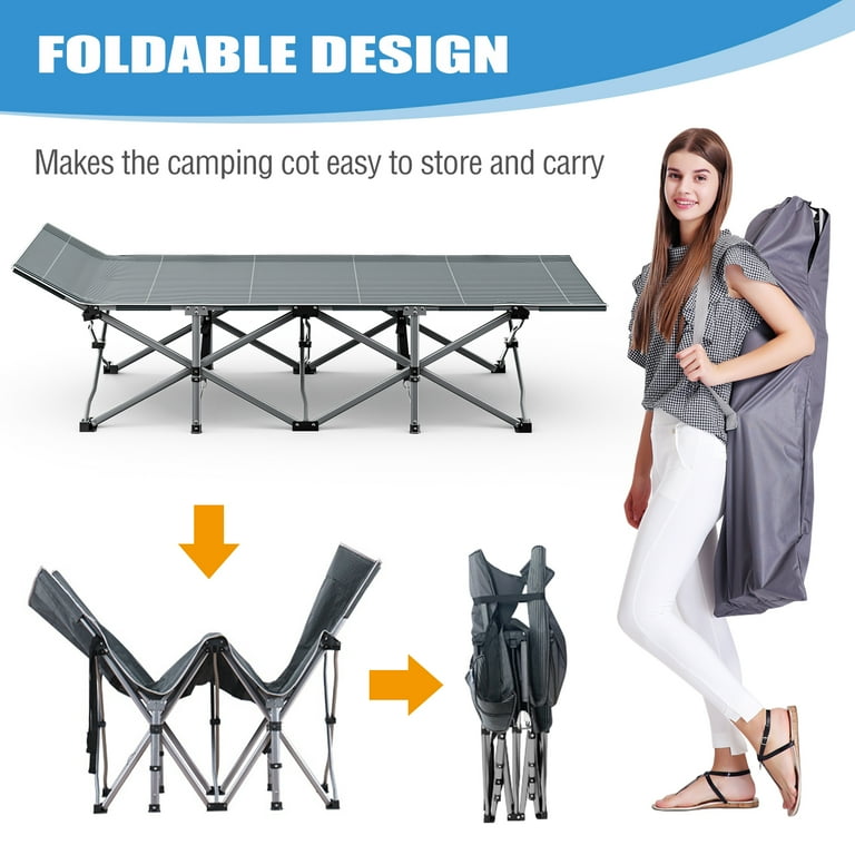 Folding bed hotsell military style