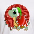thumbnail image 3 of CafePress - Noel Turtle T Shirt - Fitted T-Shirt, Vintage Fit Soft Cotton Tee, 3 of 4