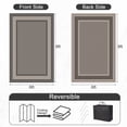 thumbnail image 7 of Pentantan Outdoor Rug 6'x9' Waterproof Reversible Portable Plastic Outside Mat for Patios, Geometric Lightweight Straw Rugs for RV Camping Garden, Dark Grey and Beige, 7 of 7