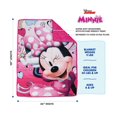 thumbnail image 3 of Disney Minnie Mouse Kid's 5lb Weighted Blanket, 3 of 7