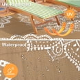 thumbnail image 4 of SHIQI-Waterproof Outdoor Rug 5x8 ft, Reversible Plastic Straw Rug for Patio Clearance, Camping, RV Mat, Large Outside Rug Carpet for Porch, Deck, Backyard, Balcony, Picnic (Brown), 4 of 4