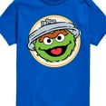 thumbnail image 3 of Sesame Street - Oscar Badge - Toddler and Youth Short Sleeve Graphic T-Shirt, 3 of 5