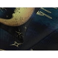 thumbnail image 4 of Ambesonne Astrology Quilted Bedspread Set 3 Pcs, Moon and Sun, Queen Size, Petrol Blue Yellow, 4 of 5