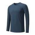 thumbnail image 3 of sageysalite Mens Long Sleeve Shirts with Thumb Holes Lightweight Slim Fitted Breathable Quick Drying Athletic Shirts, 3 of 7