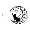 thumbnail image 1 of Gancho de pared plegable,Percheros plegables de pared,Arte mural,Estatua de gato negro de metal para decoración de pared,Escultura de pared minimalista de metal, 1 of 8
