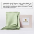 thumbnail image 6 of 25 Momme Silk Pillowcase for Hair And Skin With Gift Box With Envelope Closure Queen Olive Green, 6 of 8