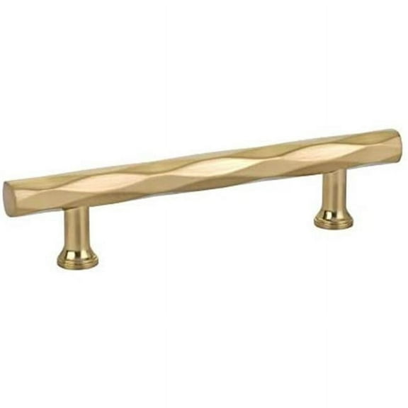 4 in. Tribeca Cabinet Pull, Satin Brass