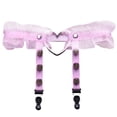 thumbnail image 2 of Travelwant 1Pairs Gothic Studded Heart Garters Leg Ring Leg Elastic Punk Harness Garter Belt Adjustable Suspender with 2 Metal Clips, 2 of 6