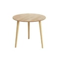 thumbnail image 2 of Fwttom Petite Table Ronde en Bois T Able, Concise et Moderne, Petite Table Ronde Détachable Maison en Location Chambre Balcon Petite Table Repos et Négociation Table Ronde, 2 of 6