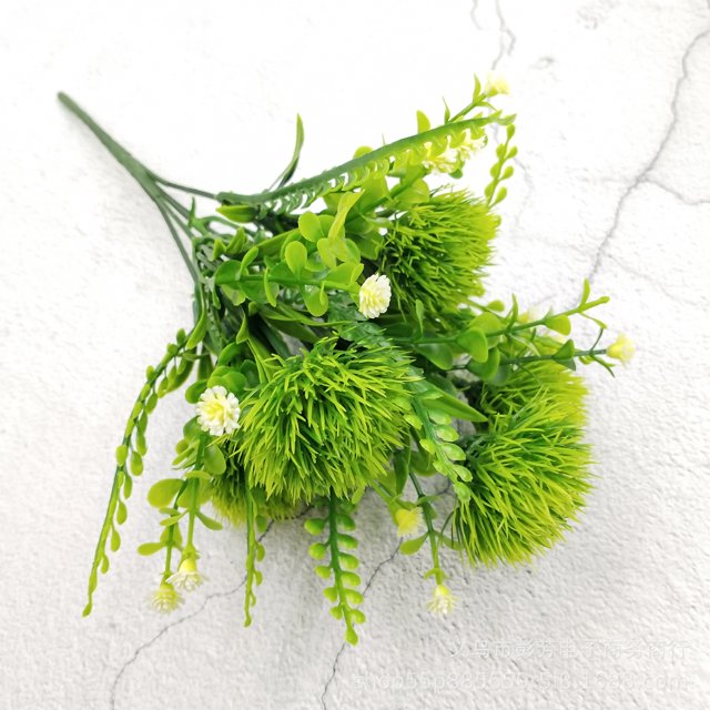 Plantas artificiales de diente de león, flores de plástico, arbustos, arbustos, hierba falsa, boda, interior, exterior, hogar, jardín, verandah, centros de mesa Sincero Ropa