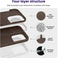 thumbnail image 3 of for iPhone 15 Pro Case, Silicone Shockproof Slim Thin Phone Case for iPhone 15 Pro(6.1 inch), (Chocolate), 3 of 12