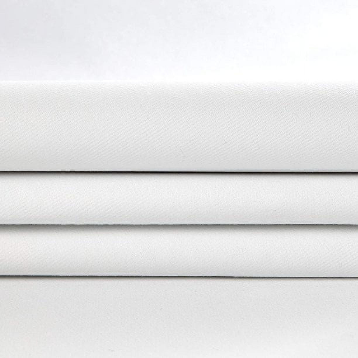 Roc-Lon Ivory Blackout Drapery Lining Fabric, 54 inch, White/White - 8 Yard Cut
