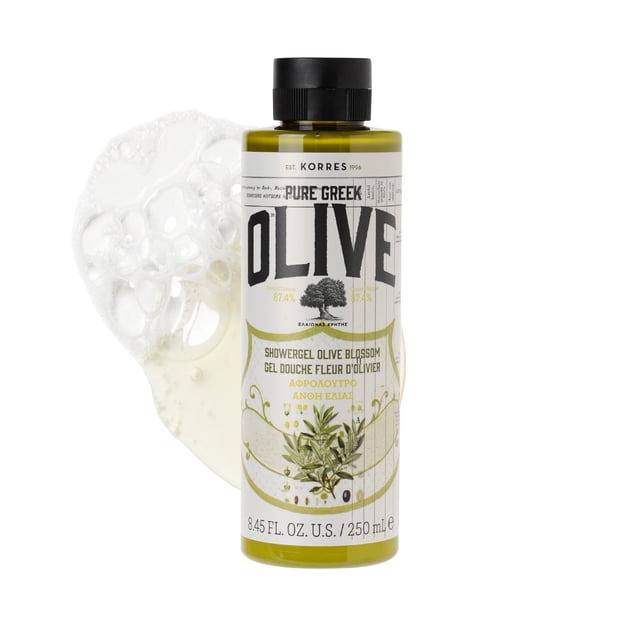 Gel de ducha KORRES para piel seca con aceite de oliva griego puro 250 ml