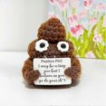 thumbnail image 4 of Plush Emotional Support Keychain, Cute Poop Plush Toy for Backpack Decor Gift for Kids, 4 of 5