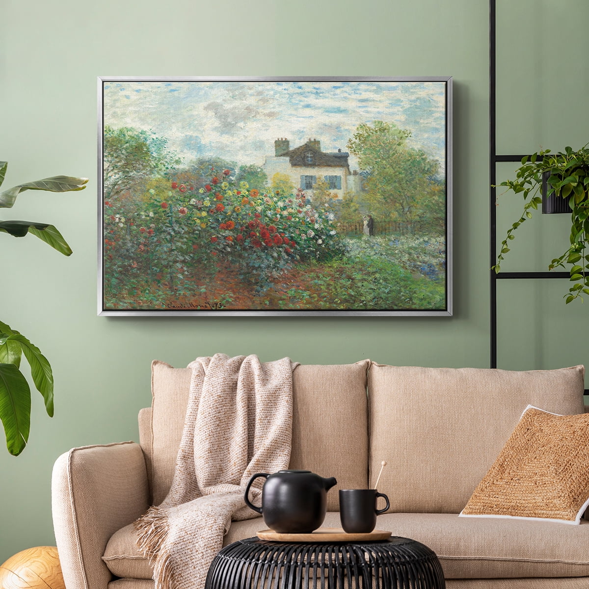 Vintage Landscape-CIII By Wexford Home Framed in Silver Wood Gallery Wrapped Canvas 17 in. x 25 in.