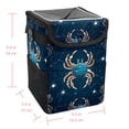 thumbnail image 5 of Constellation Foldable Car Trash Can with Lid, Leak-proof Mini Trash Can Hanging Storage Bag- Car Trash Bin for, 5 of 6
