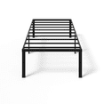 thumbnail image 2 of Ktaxon Twin Size Bed Frames, 18" Metal Platform Bed, Black, 2 of 9