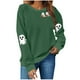 thumbnail image 2 of Heisall Womens Sweatshirts Halloween Print Long Sleeve Round Neck Loose 2025 New Arrival Fashion Casual, 2 of 4