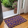 thumbnail image 2 of Halloween Witch Hats Bats and Pumpkins Door Rugs,Washable Non Slip Door Mats Indoor,Decorative Door Mats,Entry Mat Indoor for Entrance,Bedroom,Kitchen,Bathroom,30"x17", 2 of 6