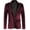 Dark Red, variant on Mens Velvet Blazer Purple Tuxedo Jackets Notched Lapel Single Button Dinner Prom Party Jackets Christmas Gift