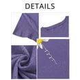 thumbnail image 4 of XCHQRTI Dandelion Shirt Womens Be Kind Graphic Casual Short Sleeve Tee Top, 4 of 9