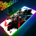 thumbnail image 1 of Alfombrilla de ratón con luz LED para ordenador, alfombrilla de escritorio de Anime, gabinete de jugador de PC para oficina, alfombrilla de ratón grande de una pieza, almohadilla de mesa RGB LIUWENJING unisex, 1 of 2