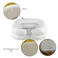 SWYAN Inflatable Portable Bed Shampoo Hair Washing Basin Foot Pump