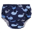 thumbnail image 3 of Hudson Baby Infant and Toddler Boy Swim Diapers, Whales, 0-6 Months, 3 of 4