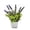 Lavender, variant on Eguiwyn Professional Small Artificial Potted Plants Decorative Faux Greenery in White Plastic Pots for Home Indoor Outdoor Tabletop Office Decor,Lavender 23*12cm
