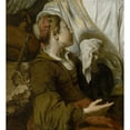 thumbnail image 3 of Gerbrand van den Eeckhout 12x13 Black Modern Framed Museum Art Print Titled - Hagar Weeping (Early 1640s), 3 of 5