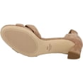 thumbnail image 5 of Cole Haan Adella Braid Light Whiskey Suede Ankle Strap Block Heeled Sandals (Light Whiskey Suede, 5), 5 of 5