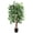 2Pcs 4FT, variant on QinaQin 5ft 2 Pack Artificial Ficus Tree with Natural Wood Trunks,Fake Tree with Pot for Indoor Home Décor,Low-Maintenance Fake Plant for Home Office Decor