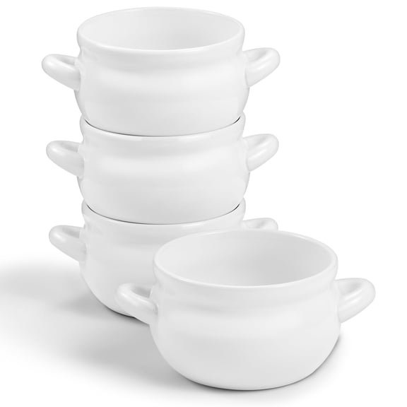 KooK Soup Crocks White - Set of 4 - Puebla Collection