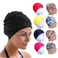 thumbnail image 1 of Bonnet de Bain Haute Élasticité Hommes Femmes Taille Unique, 1 of 3