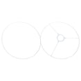 thumbnail image 1 of Shisuyan Lampshade Lamp Frame DIY E27 Light Shade Frame For Table Lamp Night Lights, 1 of 8