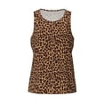 thumbnail image 4 of Fotbe Leopard Printed Pattern Men's Quick Dry Workout Tank Top Gym Muscle Tee Fitness Bodybuilding Sleeveless T Shirt Breathable Workout Shirt-, 4 of 9