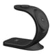 thumbnail image 3 of Tholdsy Soporte de inalámbrico Teléfono móvil Relojes inteligentes Auriculares Estación de carga de Puerto tipo C Cuna Hogar Teléfono y Comunicación Negro, 3 of 6