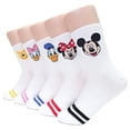 thumbnail image 1 of EVEI Animation Character Cartoon Series Collection Women's Original Socks (D04_5 pairs), 1 of 2